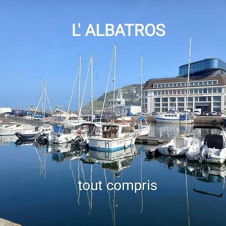 L' Albatros Vue Sur Le Port Appartement Fécamp Buitenkant foto
