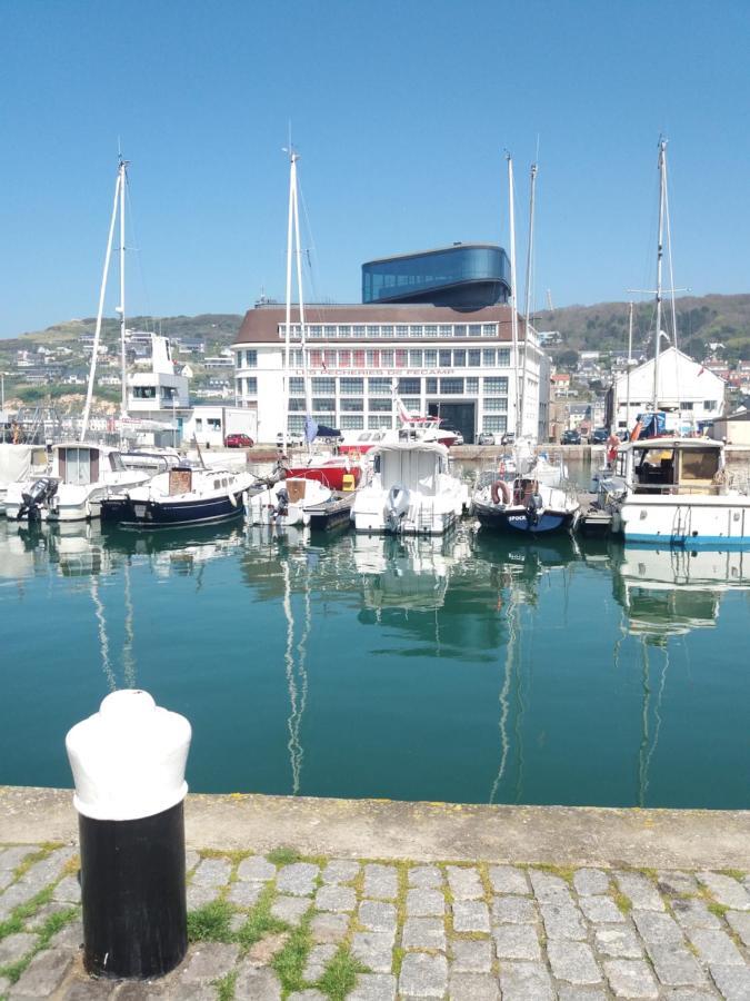 L' Albatros Vue Sur Le Port Appartement Fécamp Buitenkant foto